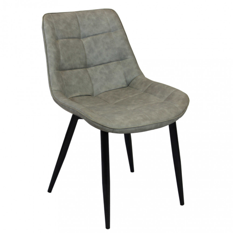 Set 4 poltrone Winona in ecopelle moderne per soggiorno e sala