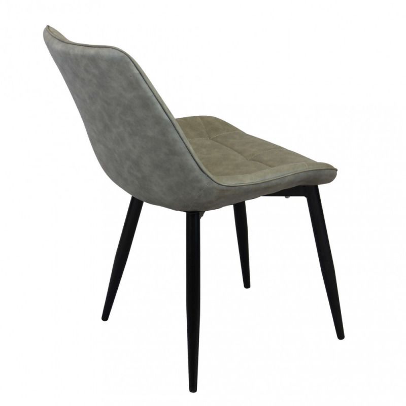 Set 4 poltrone Winona in ecopelle moderne per soggiorno e sala