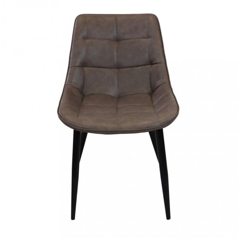 Set 4 poltrone Winona in ecopelle moderne per soggiorno e sala