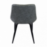 Set 4 poltrone Winona in ecopelle moderne per soggiorno e sala