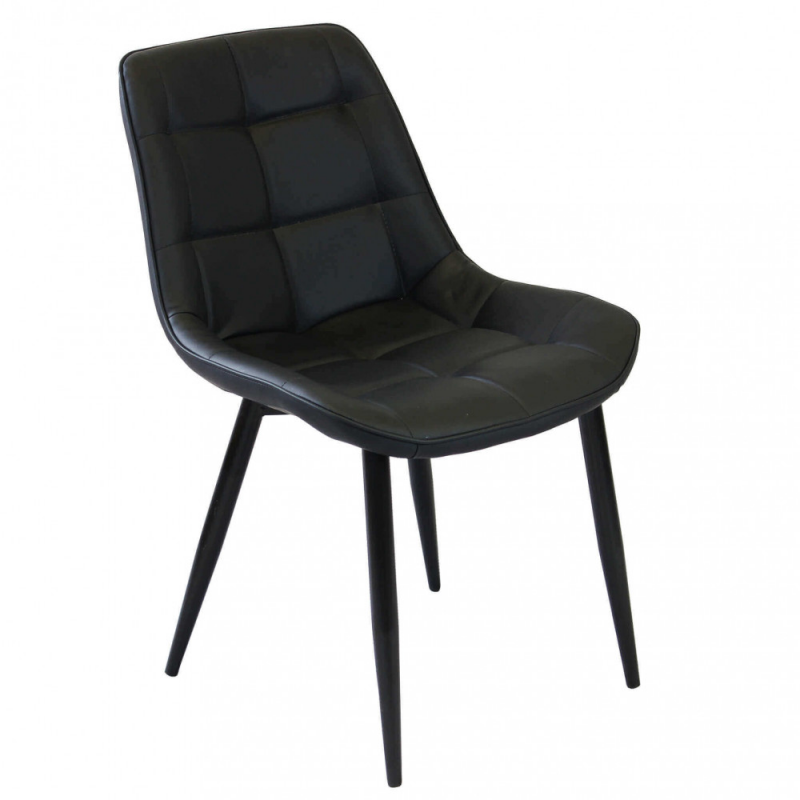 Set 4 poltrone Winona in ecopelle moderne per soggiorno e sala