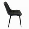 Set 4 poltrone Winona in ecopelle moderne per soggiorno e sala