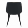 Set 4 poltrone Winona in ecopelle moderne per soggiorno e sala