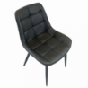 Set 4 poltrone Winona in ecopelle moderne per soggiorno e sala