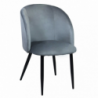 Set 2 poltrone Yasmina in velluto classiche per soggiorno elegante