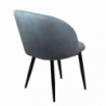 Set 2 poltrone Yasmina in velluto classiche per soggiorno elegante