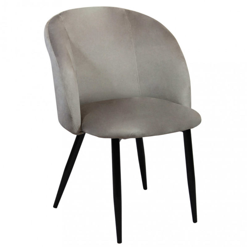 Set 2 poltrone Yasmina in velluto classiche per soggiorno elegante