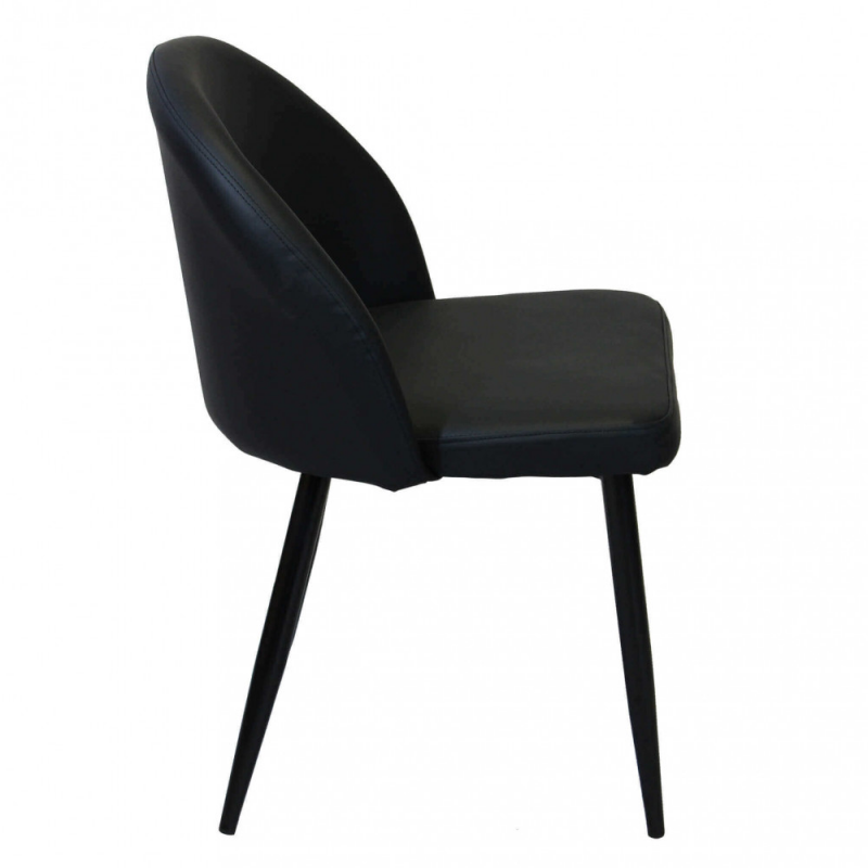 Set 2 poltrone Sissy in ecopelle moderne per soggiorno e sala