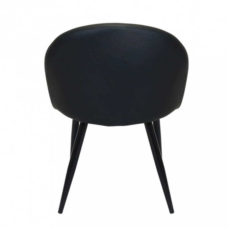 Set 2 poltrone Sissy in ecopelle moderne per soggiorno e sala