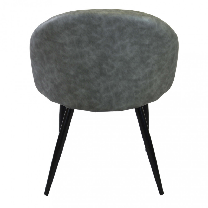 Set 2 poltrone Sissy in ecopelle moderne per soggiorno e sala