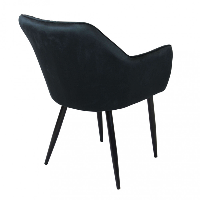 Set 2 poltrone Candy in velluto classiche per soggiorno elegante