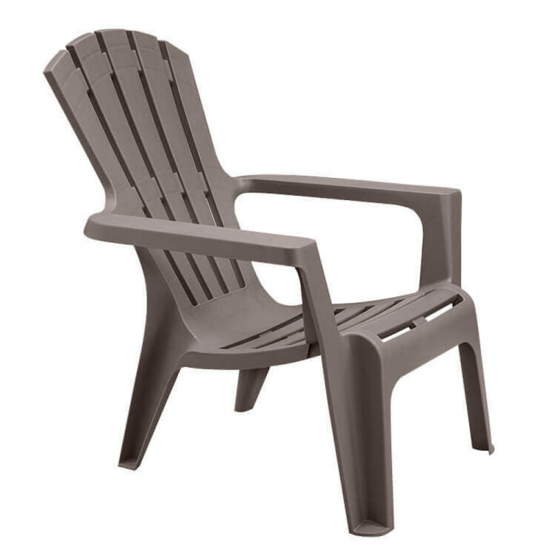 Poltrona Maryland da esterno in plastica resistente per giardino