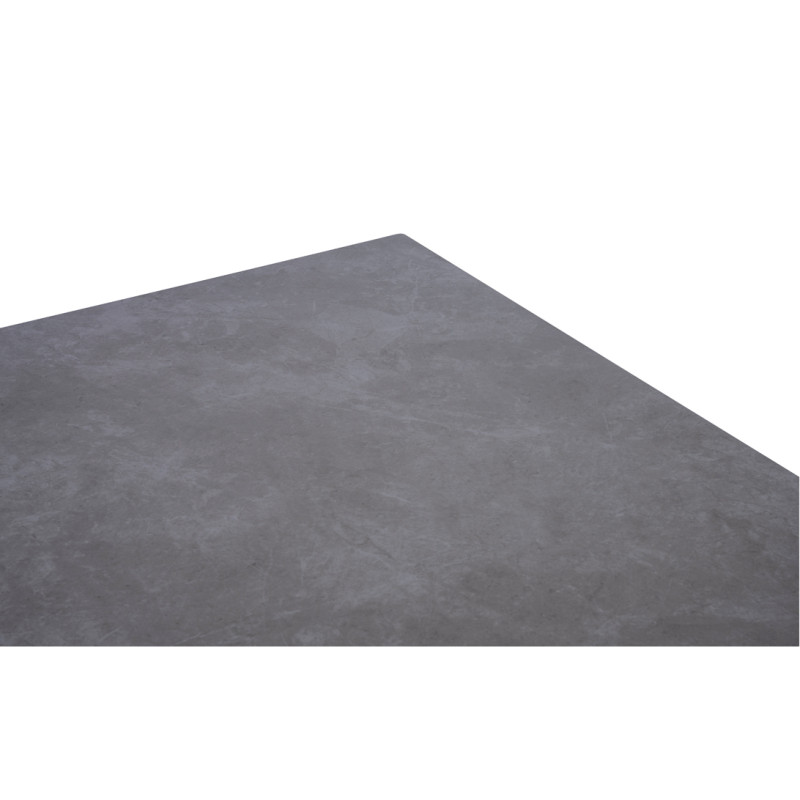 Tavolo Alghero 180x90 Alluminio Antracite Piano Gress Grigio Moia