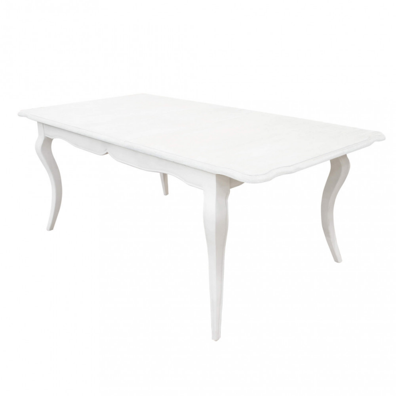 Tavolo Cross allungabile 160-200x100 bianco moderno per casa