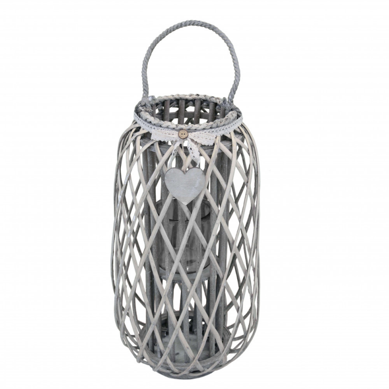 Lanterna Floriane decorativa moderna per tavolo e giardino