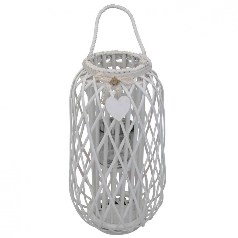 Lanterna Fabienne decorativa moderna per tavolo e giardino