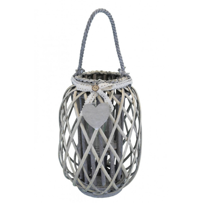 Lanterna Karine decorativa moderna per tavolo e giardino