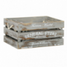 SET DI 4 CASSETTE IN LEGNO PATRICIA