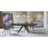 Tavolo Allungabile Shin Black Marble 164 X 94 H6 Cm
