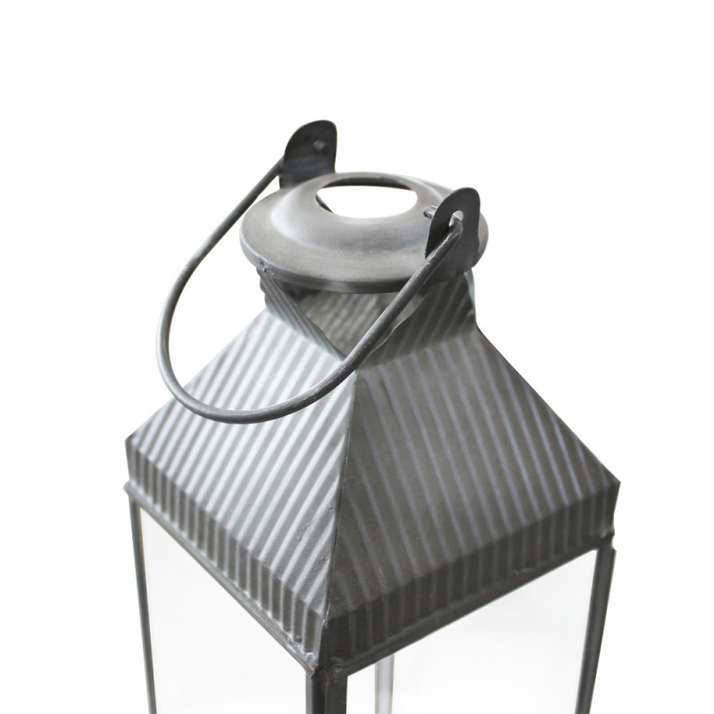 Lanterna Harmony piccola metallo elegante per casa e giardino
