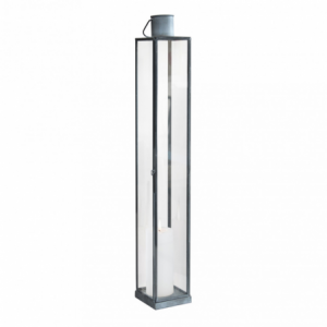 Lanterna Kaylin grande metallo elegante per casa e giardino