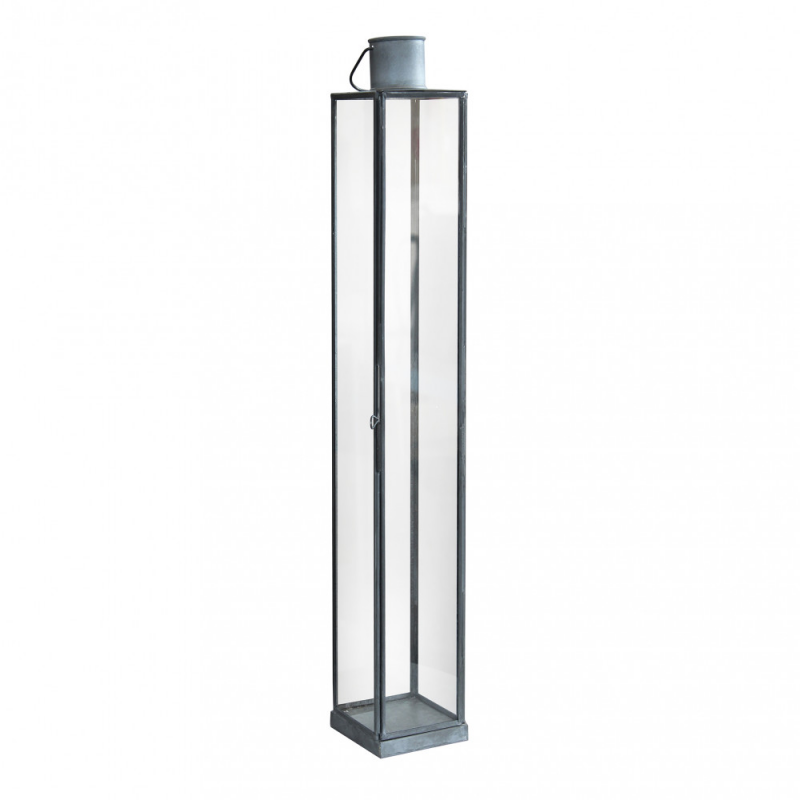 Lanterna Kaylin grande metallo elegante per casa e giardino