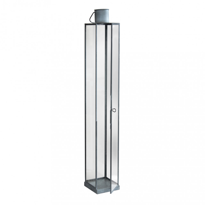 Lanterna Kaylin grande metallo elegante per casa e giardino