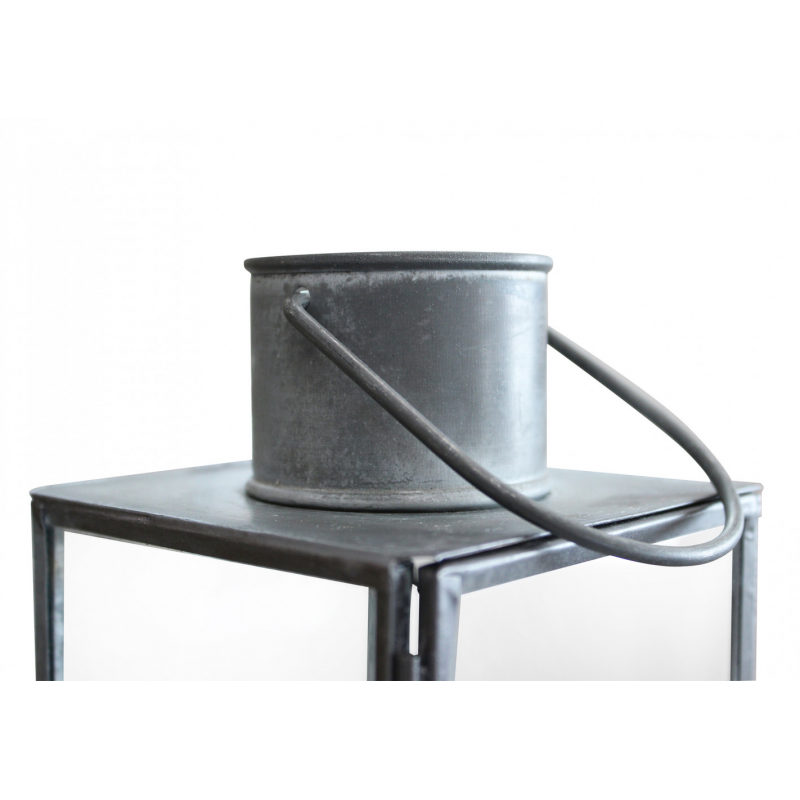 Lanterna Kaylin grande metallo elegante per casa e giardino
