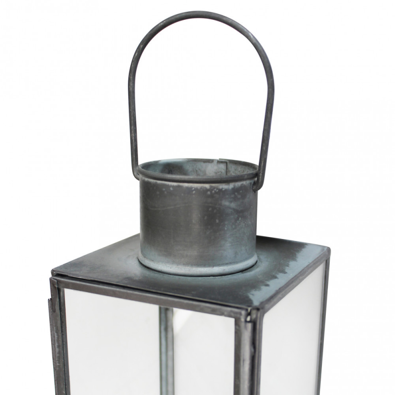 Lanterna Kaylin grande metallo elegante per casa e giardino