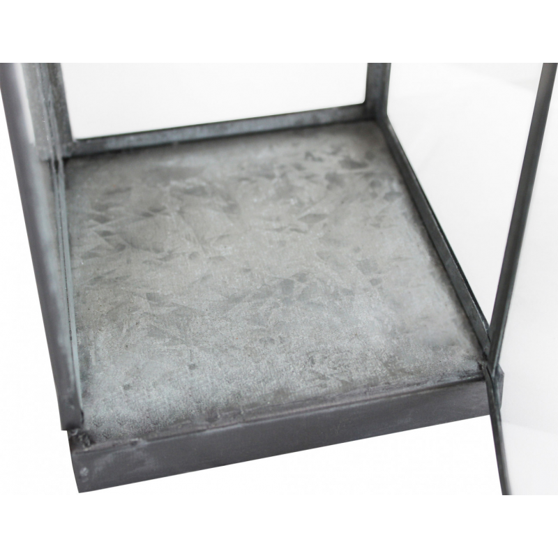 Lanterna Kaylin grande metallo elegante per casa e giardino