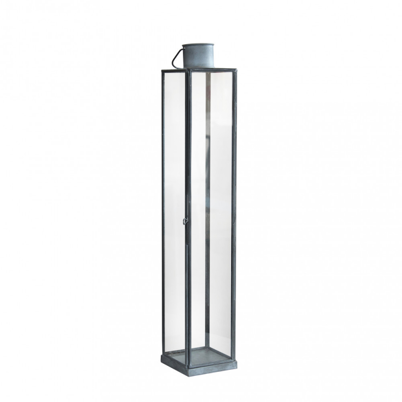 Lanterna Kaylin media metallo elegante per casa e giardino