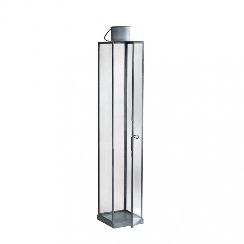 Lanterna Kaylin media metallo elegante per casa e giardino