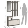Ingresso Ken Grey 40 X 116 H.15 Cm