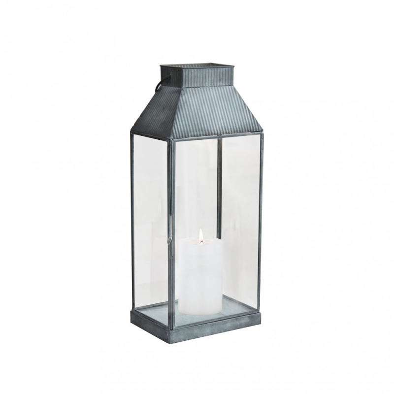 Lanterna Kassy piccola metallo elegante per casa e giardino