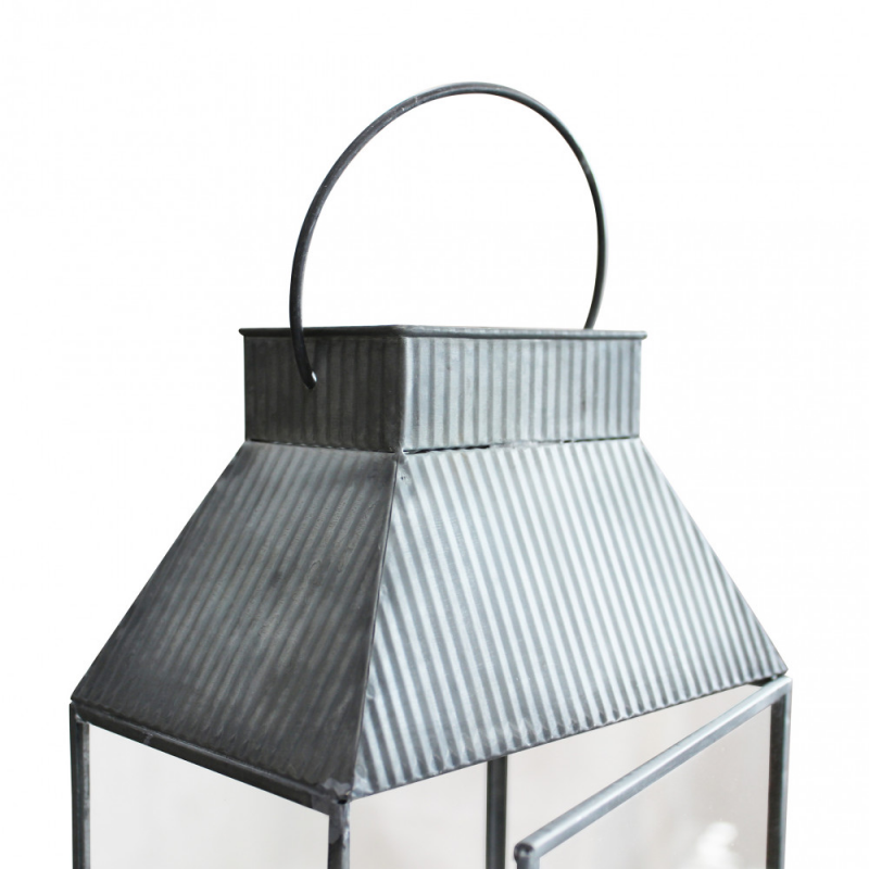 Lanterna Kassy piccola metallo elegante per casa e giardino