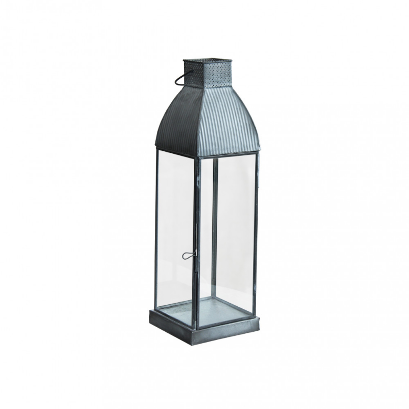 Lanterna Kendra piccola metallo elegante per casa e giardino