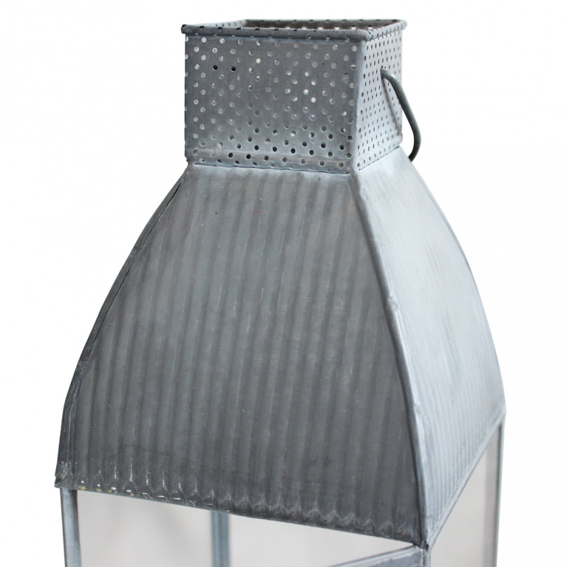 Lanterna Kendra piccola metallo elegante per casa e giardino
