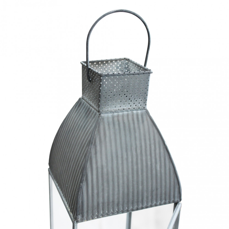 Lanterna Kendra piccola metallo elegante per casa e giardino