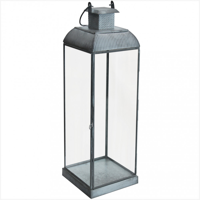 Lanterna Kylie grande metallo elegante per casa e giardino