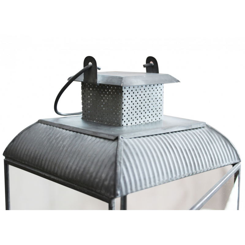 Lanterna Kylie grande metallo elegante per casa e giardino