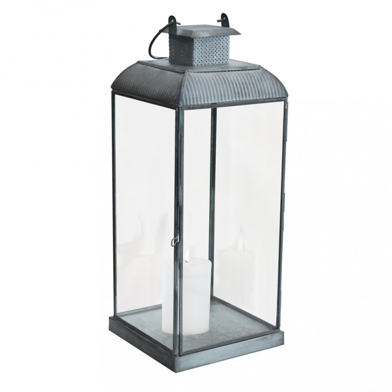 Lanterna Kylie piccola metallo elegante per casa e giardino