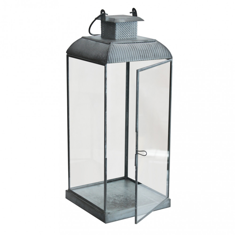 Lanterna Kylie piccola metallo elegante per casa e giardino