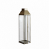 Lanterna Lillian media metallo elegante per casa e giardino