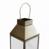 Lanterna Lillian media metallo elegante per casa e giardino