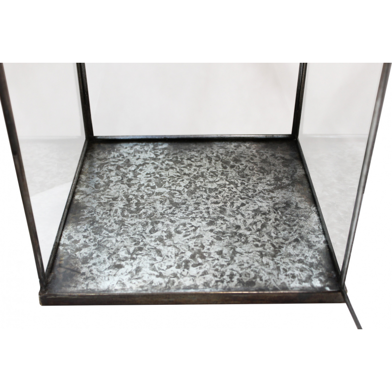 Lanterna Keisha piccola metallo elegante per casa e giardino