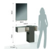 Ingresso Play Grey 105 X 30 H.14 Cm