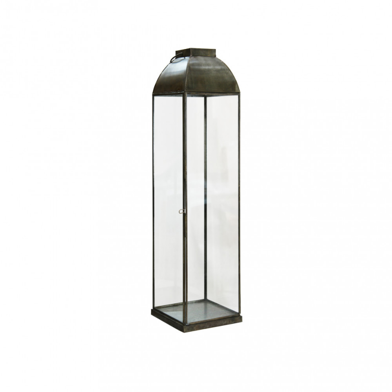 Lanterna Karrie grande metallo elegante per casa e giardino