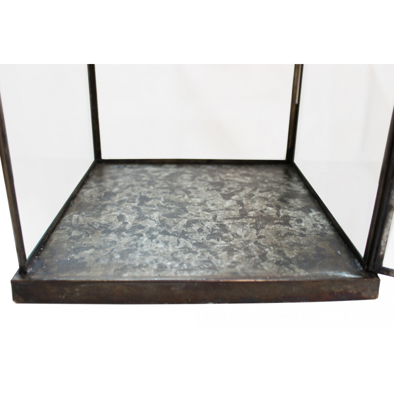 Lanterna Karrie grande metallo elegante per casa e giardino