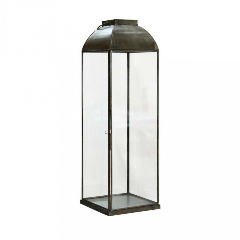 Lanterna Karrie media metallo elegante per casa e giardino