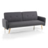 Divano letto Dede Tomasucci grigio clic clac L190×P90×H80 cm — levanteshop.it